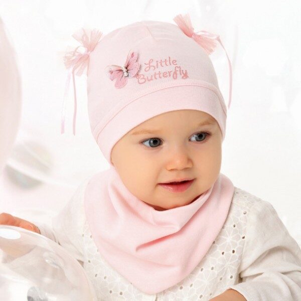 Jarná čiapka pre dievča s tunelom 1-169