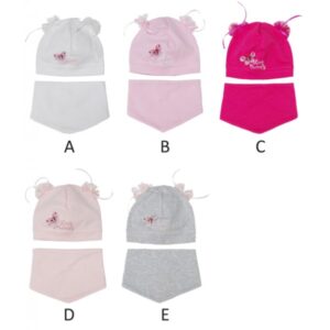 Jarná čiapka pre dievča s tunelom 1-169