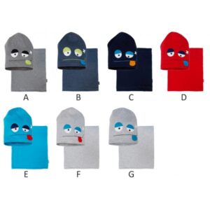 Chlapčenská čiapka s nákrčníkom 1-214