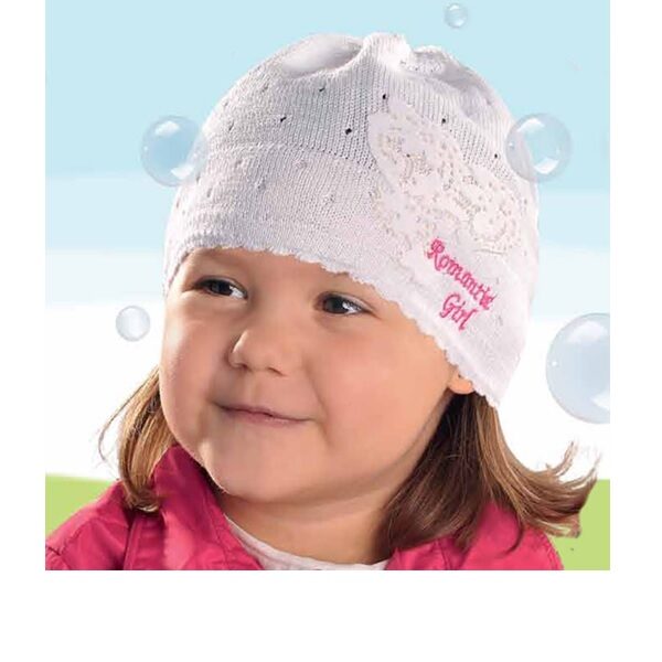 Jarná čiapka pre dievča 126