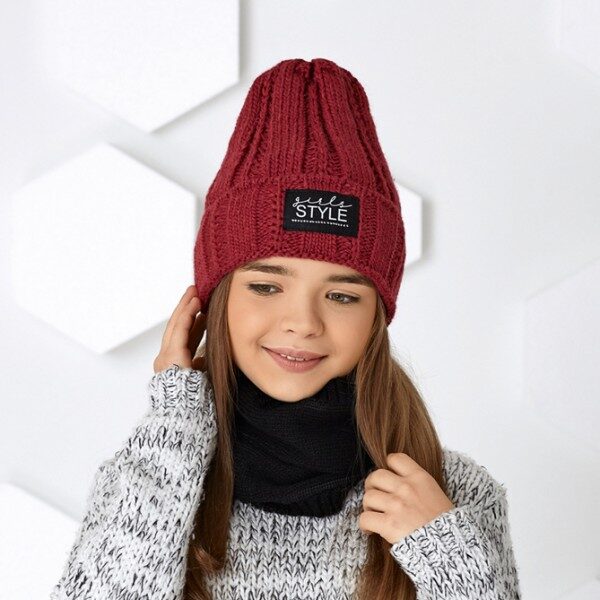 Dievčenská zimná čiapka 2-797