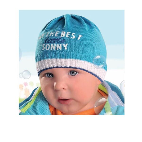 Pletená jarná čiapka pre chlapca 214