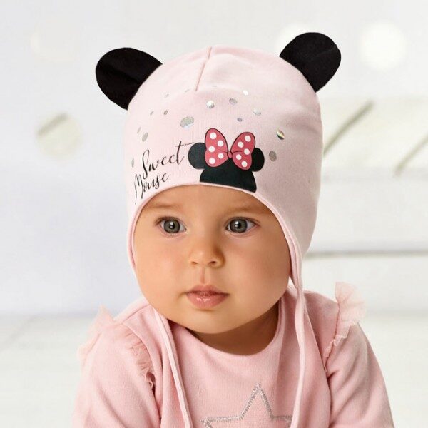 Jarná čiapka pre dievča 3-116