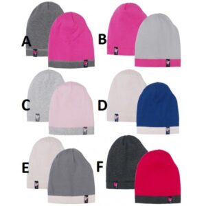 Obojstranná jarná čiapka pre dievča 3-134