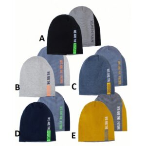 Obojstranná jarná čiapka pre chlapca 3-292