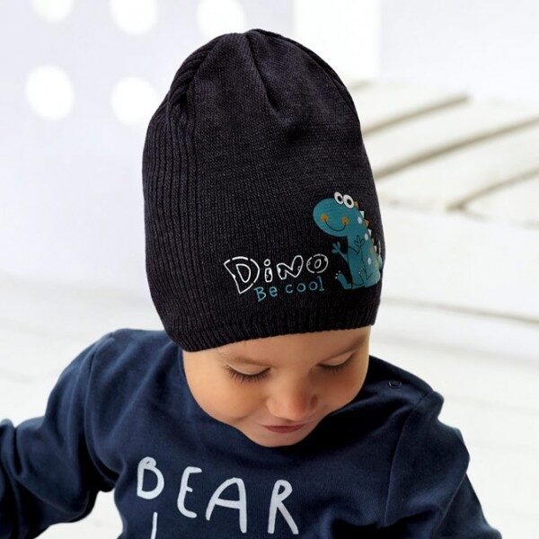 Pletená prechodná čiapka pre chlapca 4-268