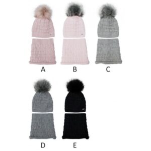 Dámska zimná čiapka s tunelom 529