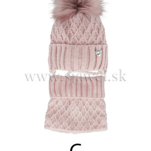 Dievčenská zimná čiapka 4-702