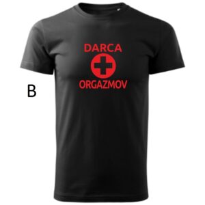 Vtipné pánske tričko-Darca orgazmov-12009