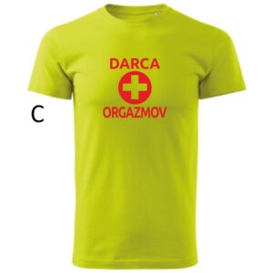 Vtipné pánske tričko-Darca orgazmov-12009
