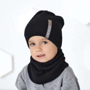 Chlapčenská zimná čiapka s nákrčníkom 2-847